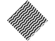 Cafe Wall Optical Illusion Vinyl Wrap Pattern