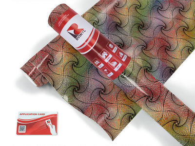 caged rainbow optical illusion Craft Vinyl Roll