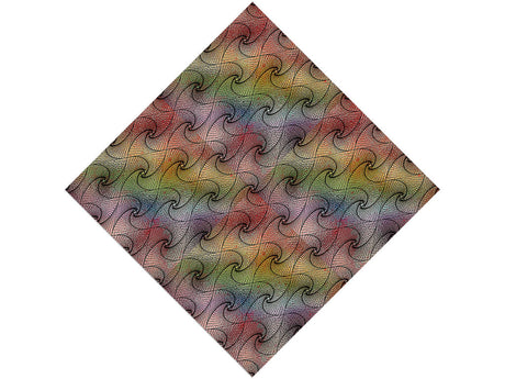 Caged Rainbow Optical Illusion Vinyl Wrap Pattern