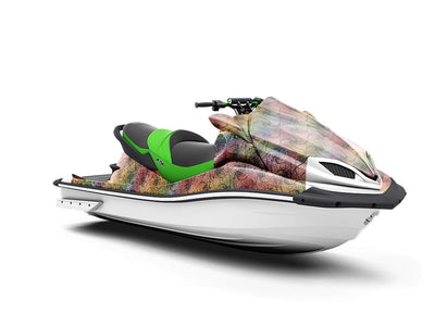 Caged Rainbow Optical Illusion Jet Ski Vinyl Customized Wrap