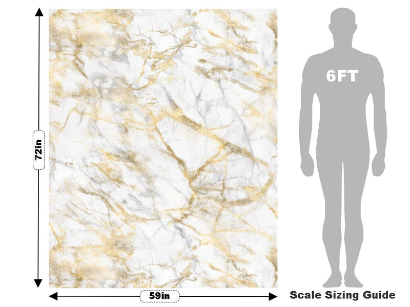 Calacatta Gold Marble Vehicle Wrap Scale~Rwraps Series 914 Calacatta Gold Marble Measurements~1