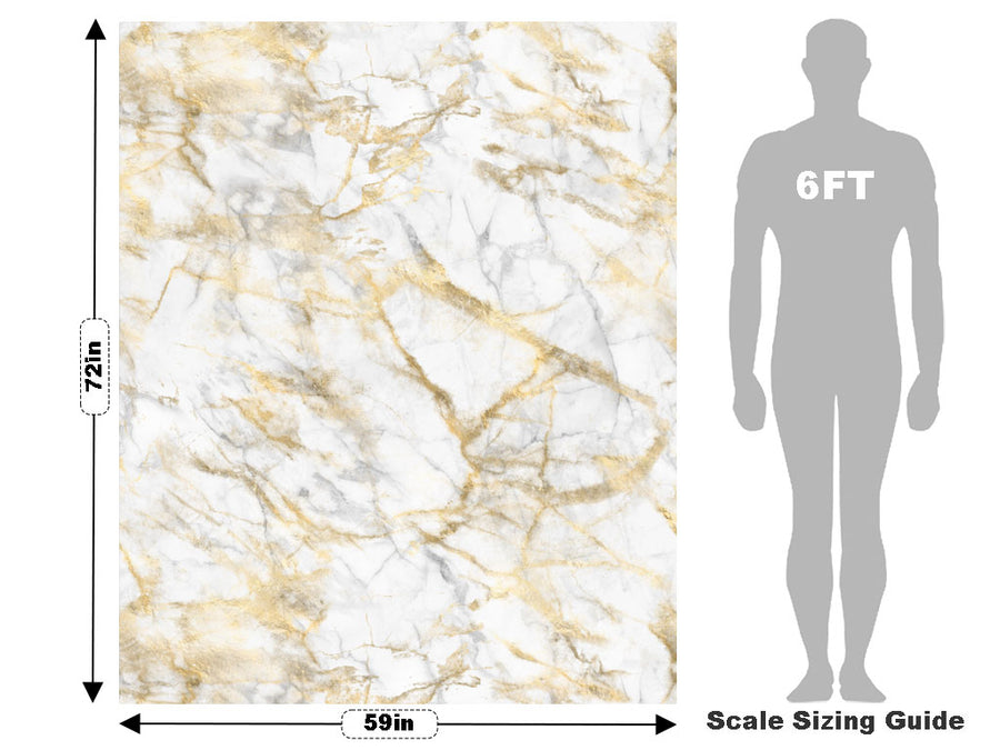 Calacatta Gold Marble Vehicle Wrap Scale~Rwraps Series 914 Calacatta Gold Marble Measurements~1