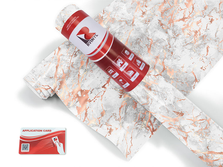 calacatta rose gold marble stone Craft Vinyl Roll