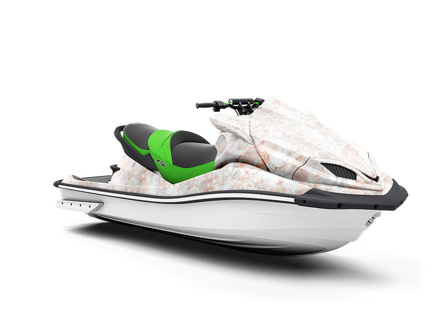 Calacatta Rose-Gold Marble Jet Ski Vinyl Customized Wrap