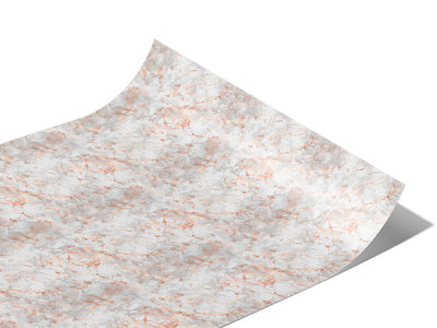 Calacatta Rose-Gold Marble Vinyl Wraps~Rwraps Series 914 Digitally Printed Vinyl Wrap~0
