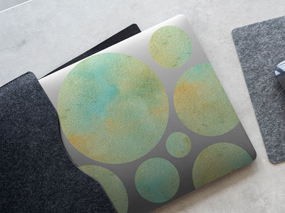 calm grasslands watercolor DIY Laptop Stickers