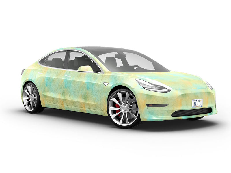 Calm Grasslands Watercolor Vehicle Vinyl Wrap