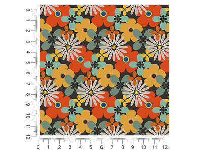 calm growth retro 1ft x 1ft Craft Sheets