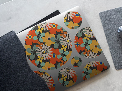 calm growth retro DIY Laptop Stickers
