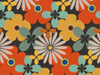 Calm Growth Retro Vinyl Wrap Pattern~Rwraps Series 914 Digitally Printed Vinyl Wrap~0