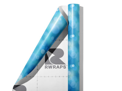 Calm Seas Bokeh Wrap Film Sheets~Rwraps Series 914 Calm Seas Bokeh Scrolled Sheet~3