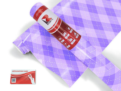 calming orchid argyle Craft Vinyl Roll