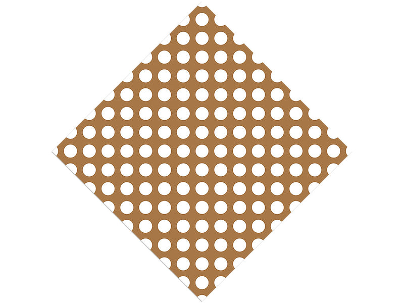 Camel Tan Polka Dot Vinyl Wrap Pattern