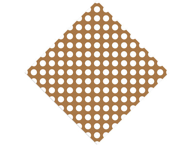 Camel Tan Polka Dot Vinyl Wrap Pattern