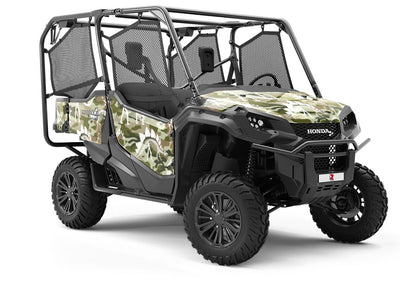 Camo Dino Dinosaur Utility Vehicle Vinyl Wrap
