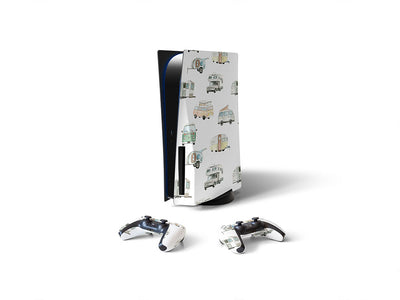 camper vans camping Sony PS5 DIY Skin