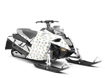 Camper Vans Camping Custom Wrapped Snowmobile