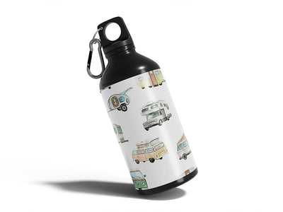 camper vans camping Water Bottle DIY Stickers
