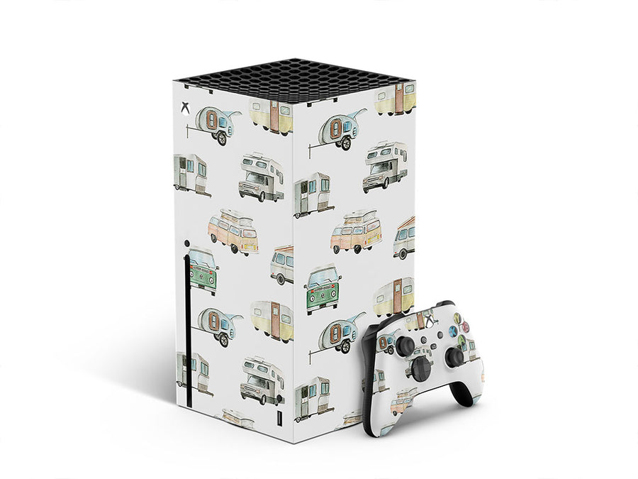 camper vans camping XBOX DIY Decal
