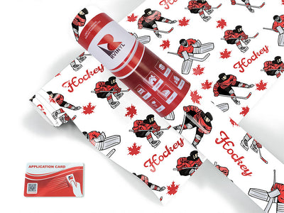 canadian hockey sport Craft Vinyl Roll