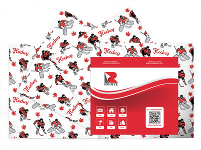 canadian hockey sport Craft Vinyl Sheet Pack