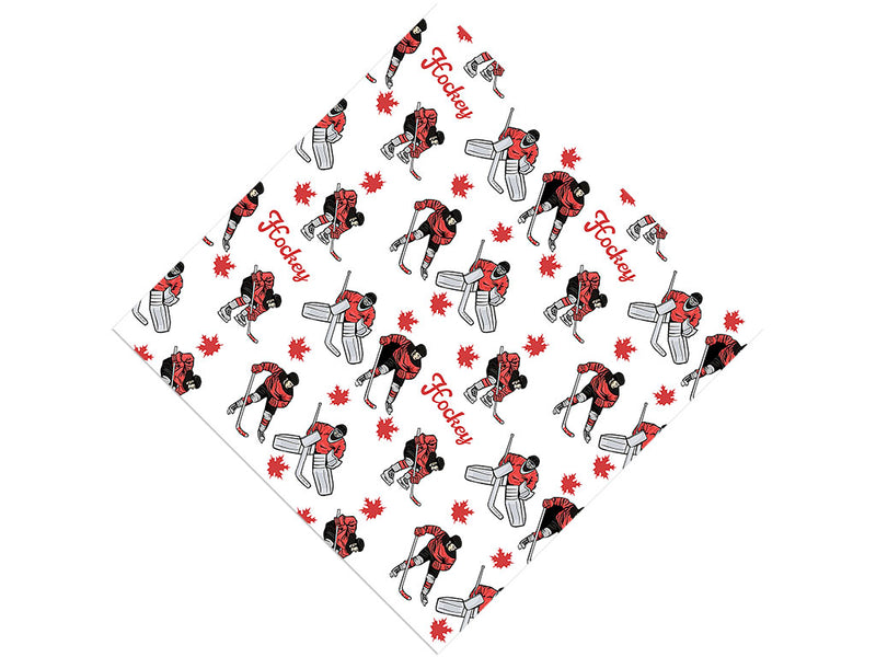 Canadian Hockey Sport Vinyl Wrap Pattern