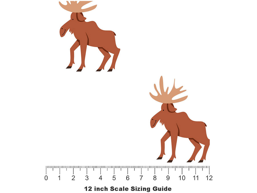Canadian Wonder Animal Vinyl Film Pattern Size 12 inch Scale~Rwraps Canadian Wonder Animal Sizing Chart~2