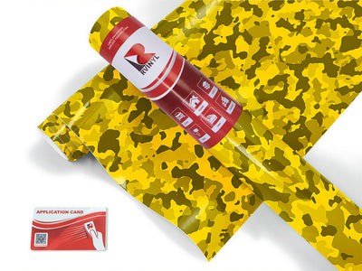 canary masquerade camouflage Craft Vinyl Roll