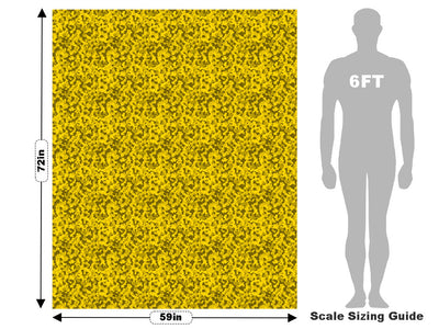 Canary Masquerade Camouflage Vehicle Wrap Scale~Rwraps Series 914 Canary Masquerade Camouflage Measurements~2