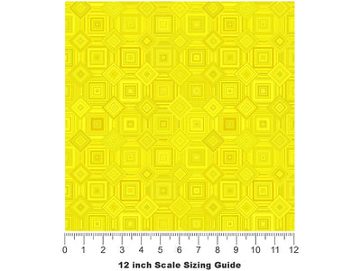 Canary Songs Mosaic Vinyl Film Pattern Size 12 inch Scale~Rwraps Canary Songs Mosaic Sizing Chart~2