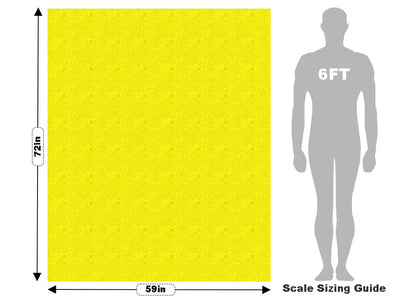 Canary Songs Mosaic Vehicle Wrap Scale~Rwraps Series 914 Canary Songs Mosaic Measurements~1