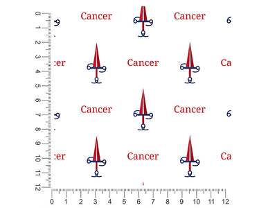 cancer swords astrology 1ft x 1ft Craft Sheets