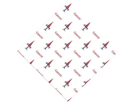 Cancer Swords Astrology Vinyl Wrap Pattern