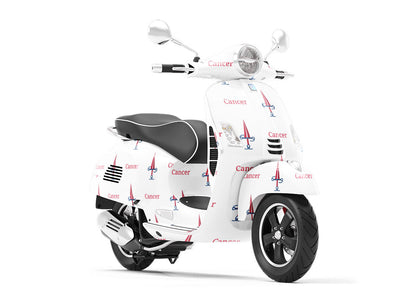 Cancer Swords Astrology Vespa Scooter Wrap Film