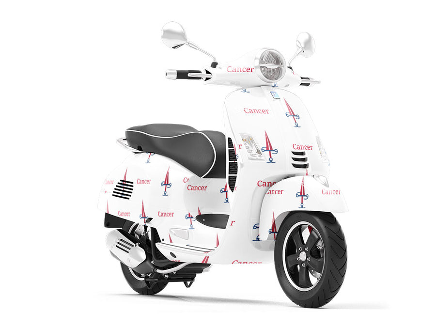 Cancer Swords Astrology Vespa Scooter Wrap Film