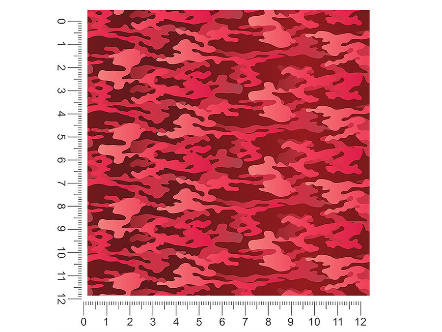 candy apple camouflage 1ft x 1ft Craft Sheets