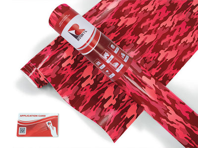 candy apple camouflage Craft Vinyl Roll