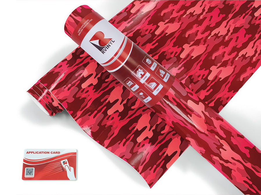 candy apple camouflage Craft Vinyl Roll