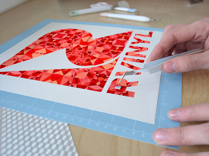 candy apples mosaic Easy Weed Craft Vinyl