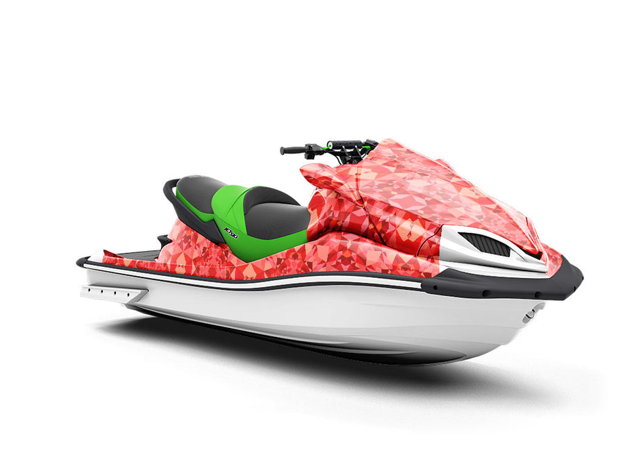 Candy Apples Mosaic Jet Ski Vinyl Customized Wrap