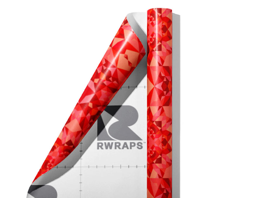 Candy Apples Mosaic Wrap Film Sheets~Rwraps Series 914 Candy Apples Mosaic Scrolled Sheet~3