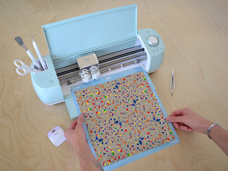 candy darling paint splatter Cricut Compatible Vinyl