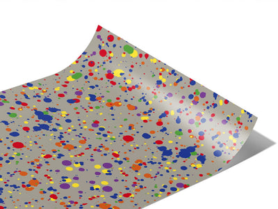 Candy Darling Paint Splatter Vinyl Wraps~Rwraps Series 914 Digitally Printed Vinyl Wrap~0