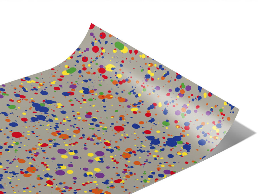 Candy Darling Paint Splatter Vinyl Wraps~Rwraps Series 914 Digitally Printed Vinyl Wrap~0