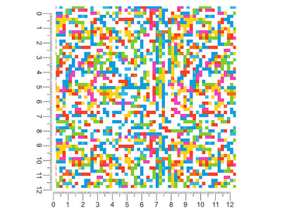 candy worms pixel 1ft x 1ft Craft Sheets