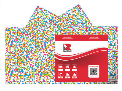 candy worms pixel Craft Vinyl Sheet Pack