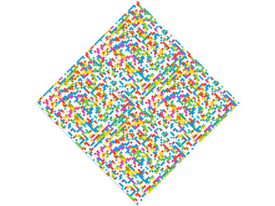 Candy Worms Pixel Vinyl Wrap Pattern
