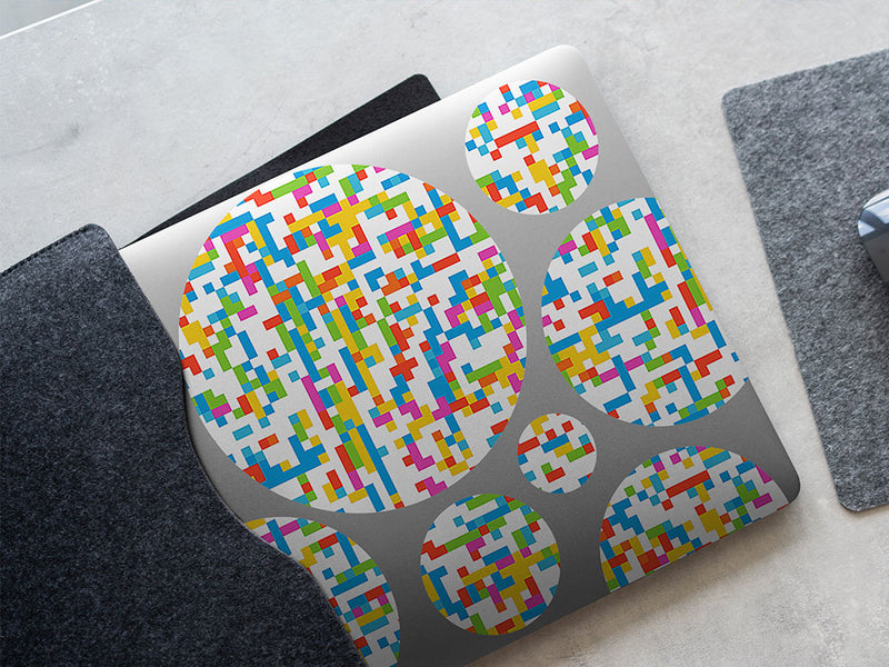 candy worms pixel DIY Laptop Stickers