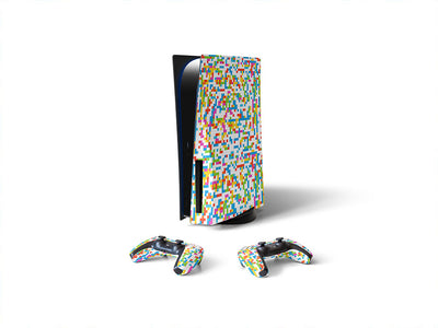 candy worms pixel Sony PS5 DIY Skin