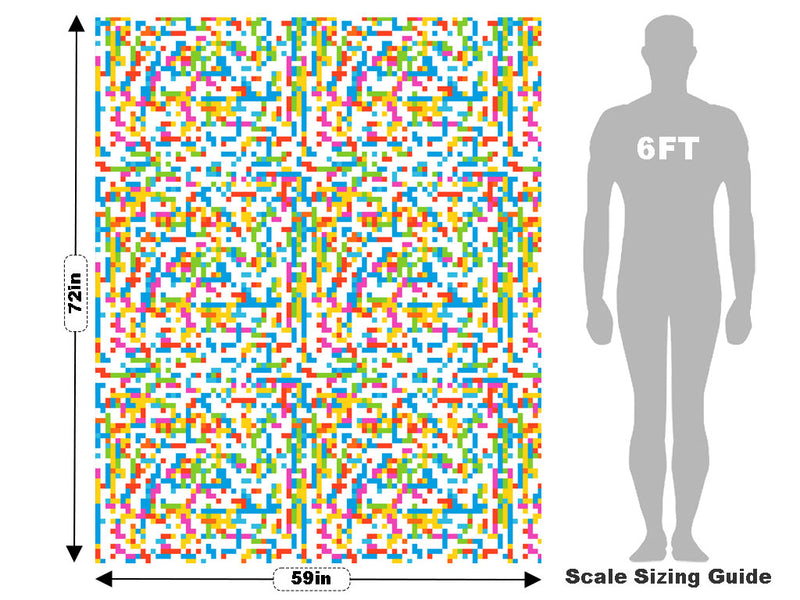 Candy Worms Pixel Vehicle Wrap Scale~Rwraps Series 914 Candy Worms Pixel Measurements~1